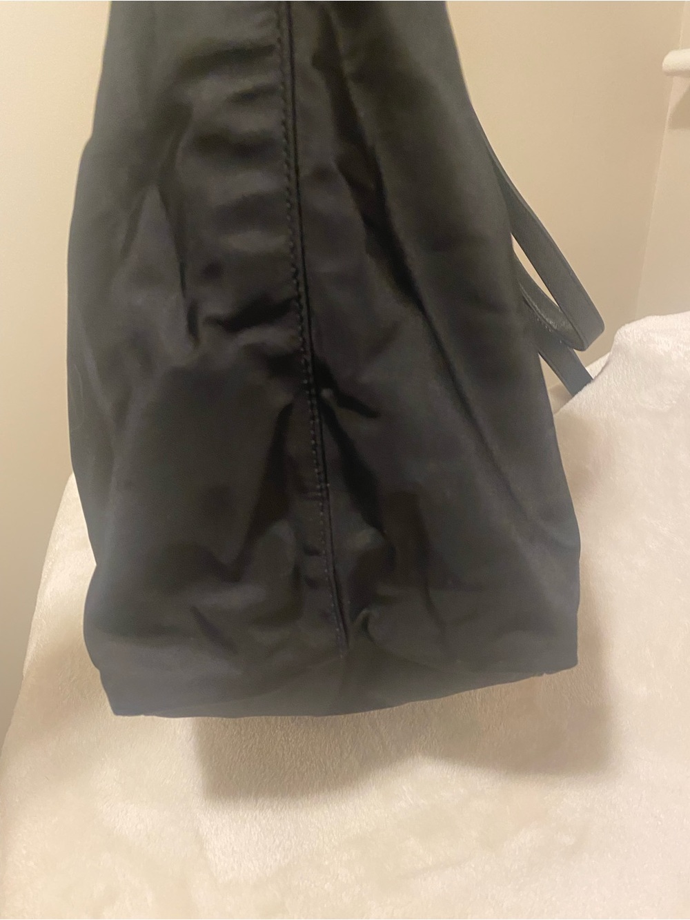 Tory Burch EUC Black Nylon Logo Tote - Picture 8 of 16